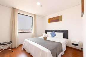 Flat confortavel com cozinha, e piscina